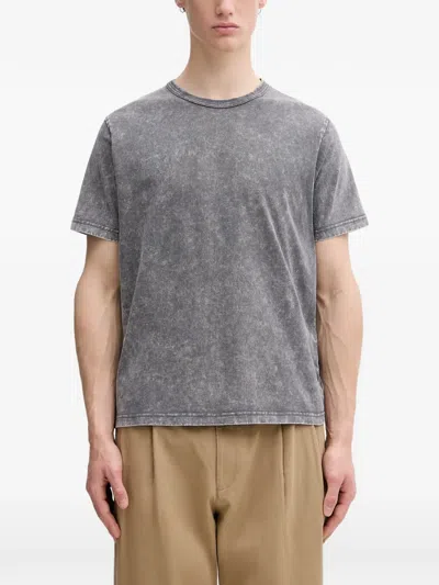 Beams Acid-wash T-shirt In Animal Print