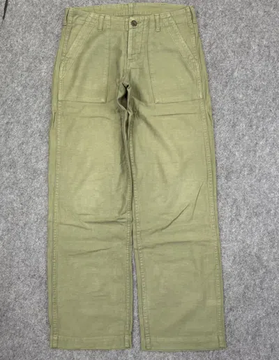 Pre-owned Beams Baker Military Pant F987 In Green