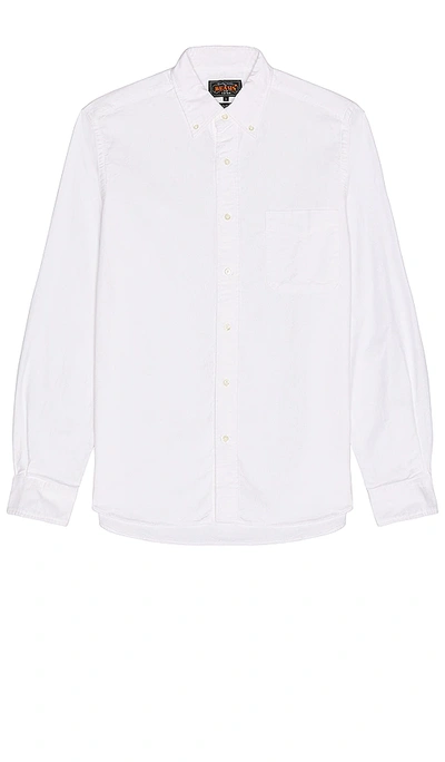 Beams B.d. Oxford Shirt In White