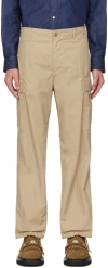 Beams Plus Utility Cargo Trousers In Durable Ripstop Cotton In Beige20