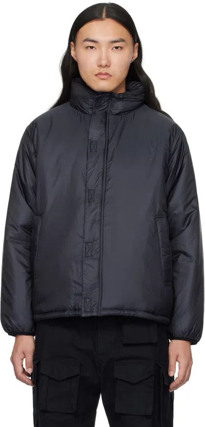 Beams Black Mil Puff Ver.2 Ripstop Jacket In Black19
