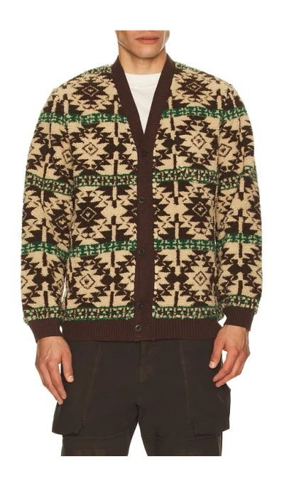 BEAMS CARDIGAN BOA JACQUARD