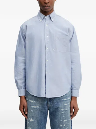 Beams Button-down Collar Shirt In Blue