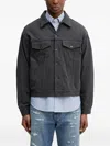Beams Button-up Jacket In Gray