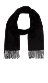 Beams Cashmere Scarf Solid In Black