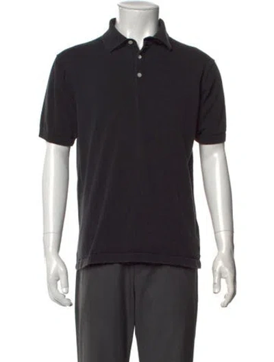 Pre-owned Beams Collar Short Sleeve Polo Shirt In Blue