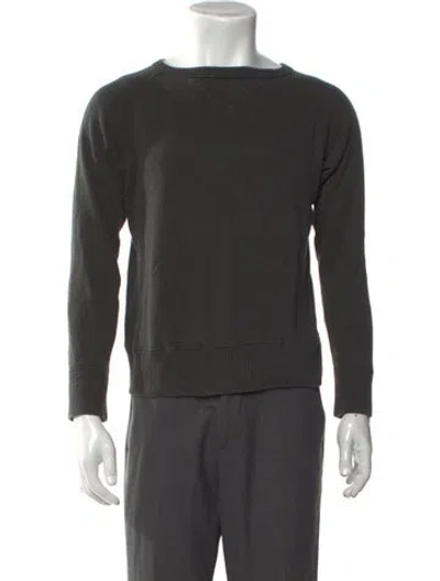 Pre-owned Beams Crew Neck Long Sleeve Sweatshirt In Grey