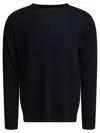 Beams Waffle-texture Long-sleeve T-shirt In Black