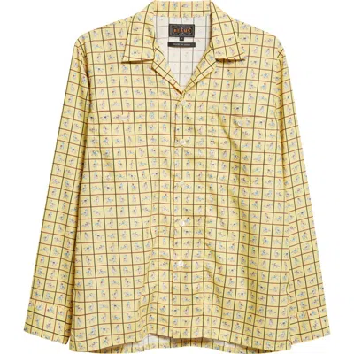 BEAMS BEAMS DERBY TATTERSALL CAMP SHIRT