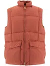Beams Plus Oxford Nylon Sleeveless Down Jacket In Animal Print