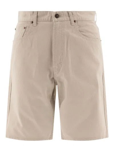 Beams Piqué S Short Beige In Neutral