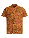 Beams Floral-print Pocket Shirt In Orange