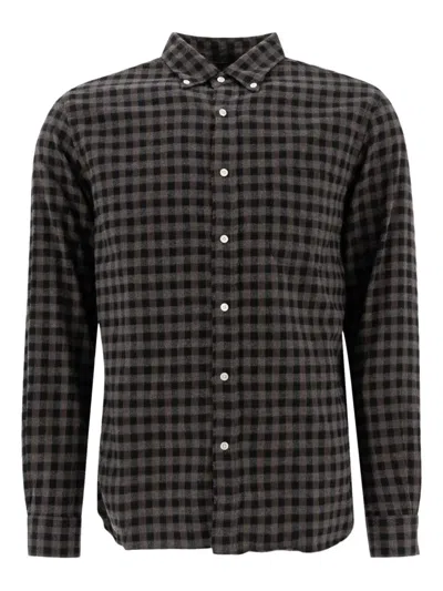 BEAMS GINGHAM-CHECK COTTON SHIRT