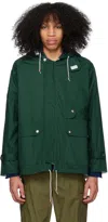Beams Green Sailing Reversible Jacket In Green65