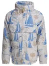 Beams Jackets Light Blue In White