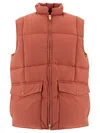 Beams Plus Oxford Nylon Sleeveless Down Jacket In Animal Print