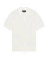 BEAMS KNIT POLO CABLE