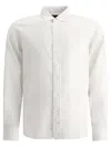 Beams Plus Linen Shirt With Chest Pocket In Gray