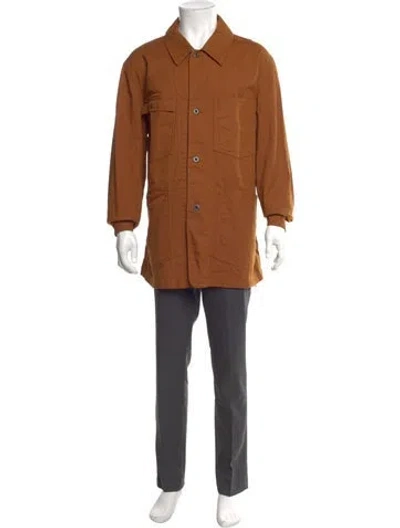 Pre-owned Beams Long Sleeve Shirt In Brown