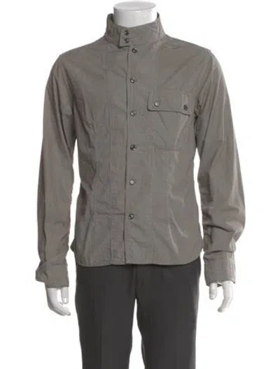 Pre-owned Beams Long Sleeve Shirt In Gray