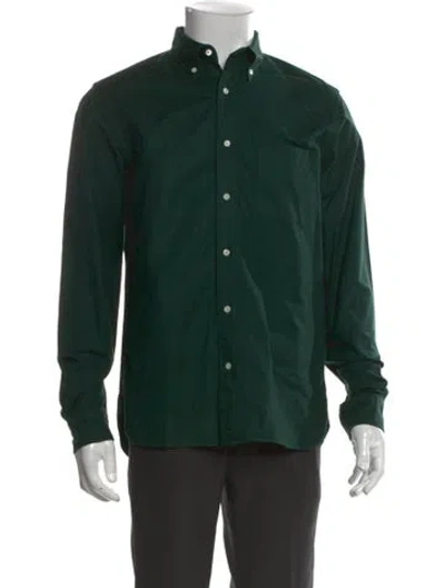 Pre-owned Beams Long Sleeve Shirt In Green