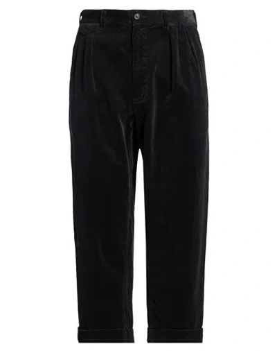 Beams Man Pants Dark Green Size Xl Cotton In Black