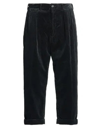 Beams Man Pants Dark Green Size Xl Cotton