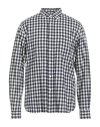 Beams Man Shirt Navy Size Xl Cotton In Blue