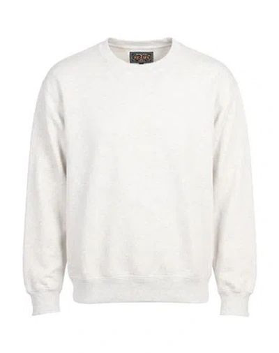Beams Man Sweatshirt Light Grey Size M Cotton