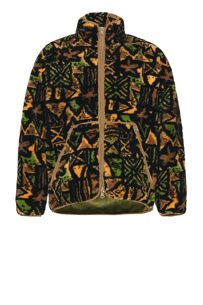 Beams Mil Jersey Jacquard Boa In Batik