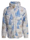 Beams Jackets Light Blue In White