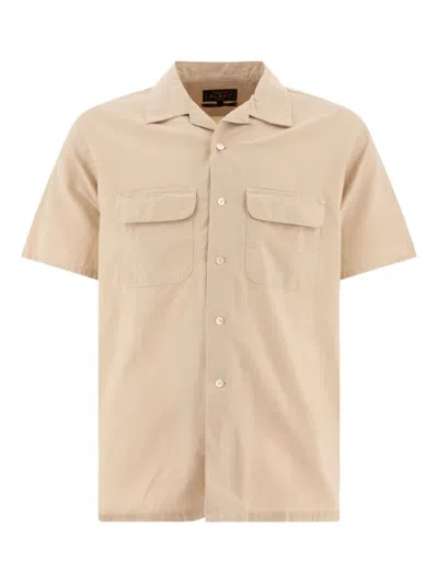 Beams Shirt With Pockets Shirts Beige