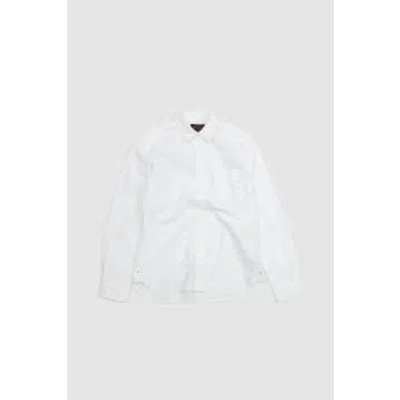 Beams Peruvian Pima Reg Collar Shirt White