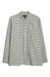Beams Plaid Dobby Button-down Shirt In White