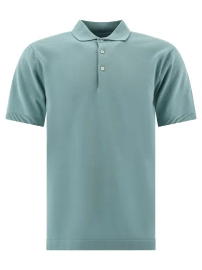 Beams Polo Shirts Light Blue In Green