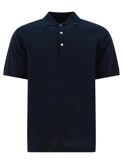 Beams Plus 12 Gauge Polo Shirt In Blue