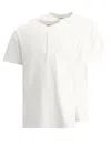 Beams Henley T-shirts White
