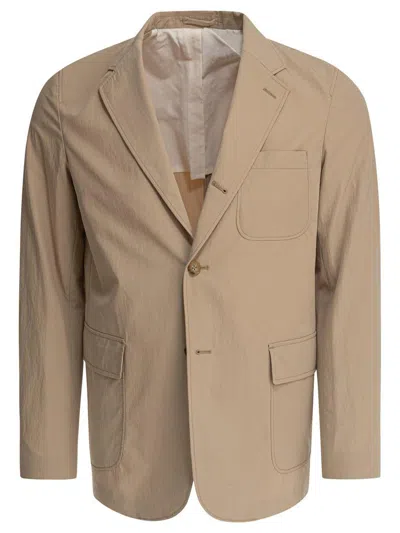 Beams Jackets Beige In Brown
