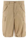 Beams Mil Short Beige In Beige