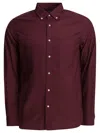 Beams Bd Color Oxford Shirts Bordeaux In Red