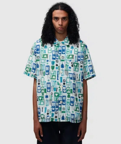 Beams Beach Short Sleeve Shirt In White