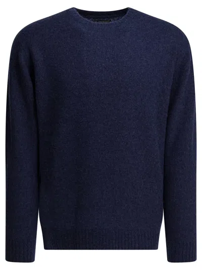 Beams Plus Blue Cashmere Silk Knitwear