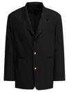 Beams Wool Blazer Jackets And Coats Blue In Black