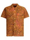 Beams Plus Cotton Orange Shirt In Multi