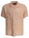 Beams Gingham Check Short-sleeve Shirt In Multi