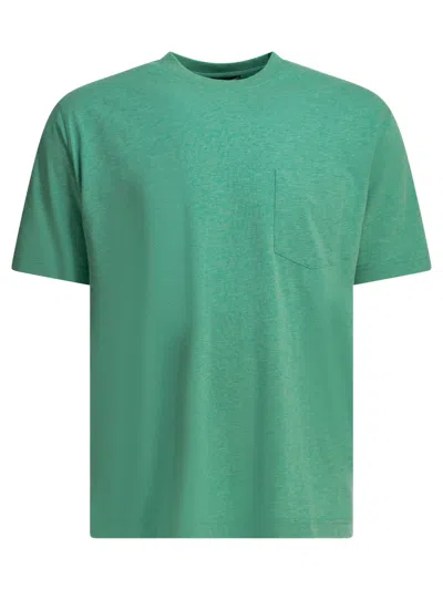 Beams Plus Grandelle Green Cotton Crew-neck T-shirt