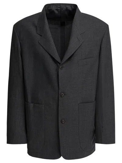 Beams Plus Grey Wool Jacket In Gray