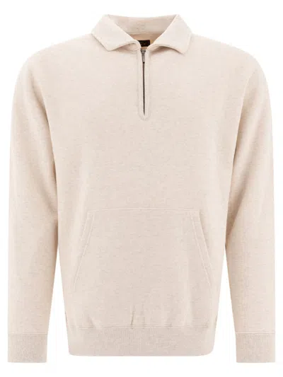 BEAMS BEAMS PLUS HALF ZIPPER SWEATSHIRT