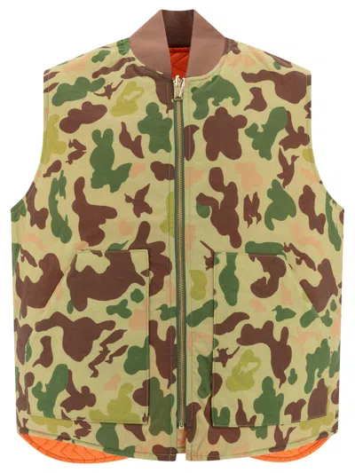 Beams Men's Mini Outerwear Jacket Fw24 In Green