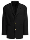 Beams Wool Blazer Jackets And Coats Blue In Black